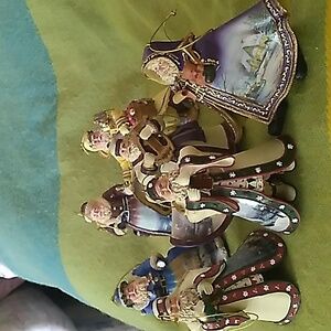 Ashton-Drake Galleries Thomas Kinkade Santa Claus Heirloom Christmas Ornaments